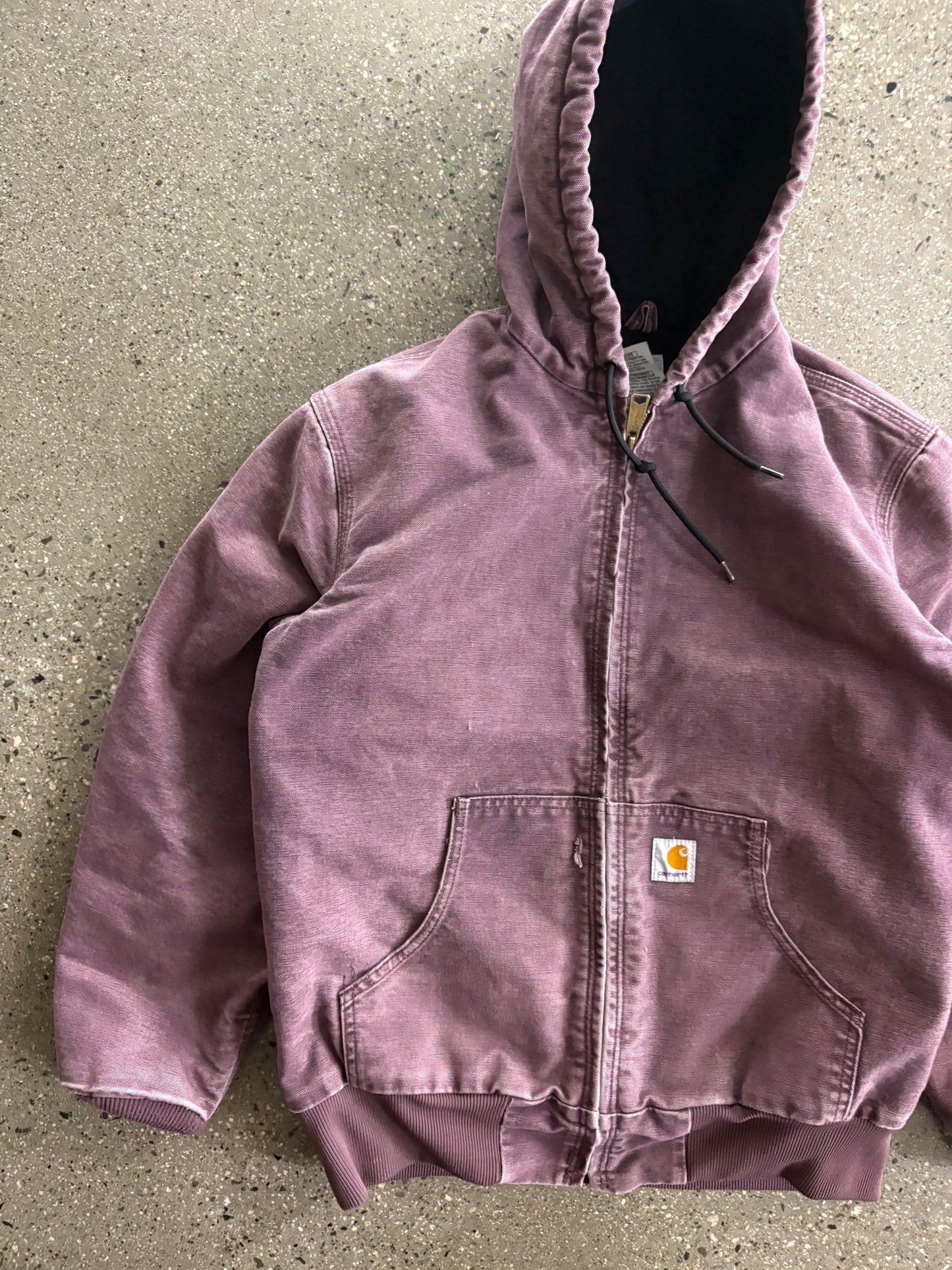 (S/M) Vintage Periwinkle Carhartt Hooded
