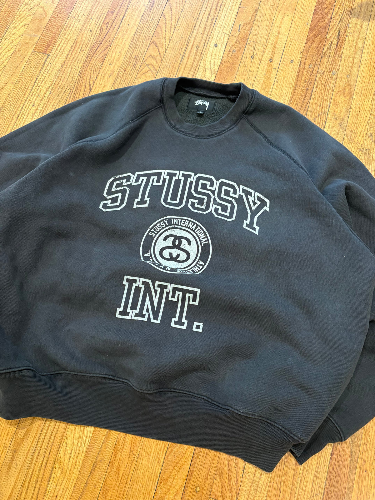 (L) Stüssy Collegiate Heavyweight Crewneck