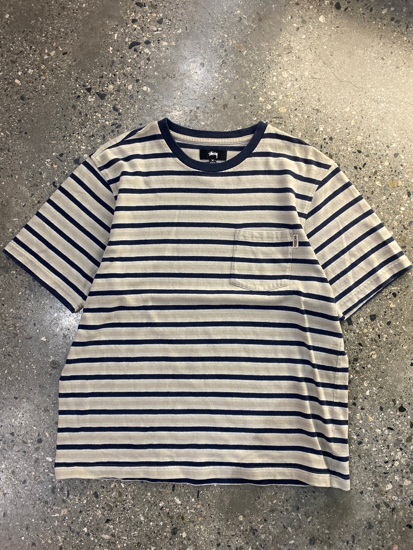 (M/L) Stussy Striped Tee