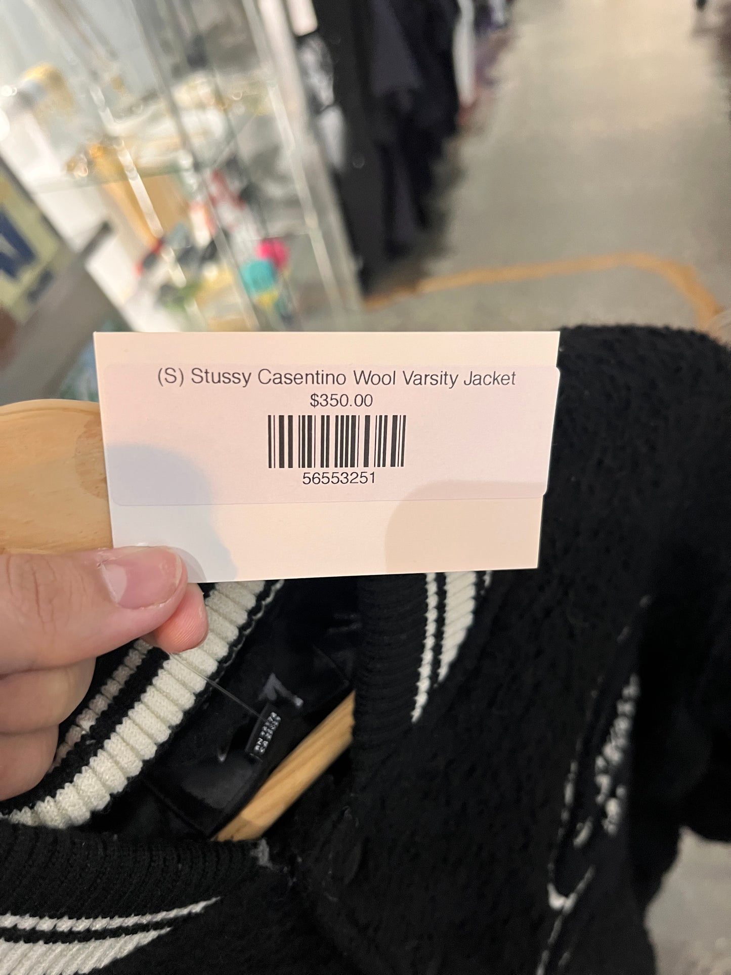 (S) Stussy Casentino Wool Varsity Jacket