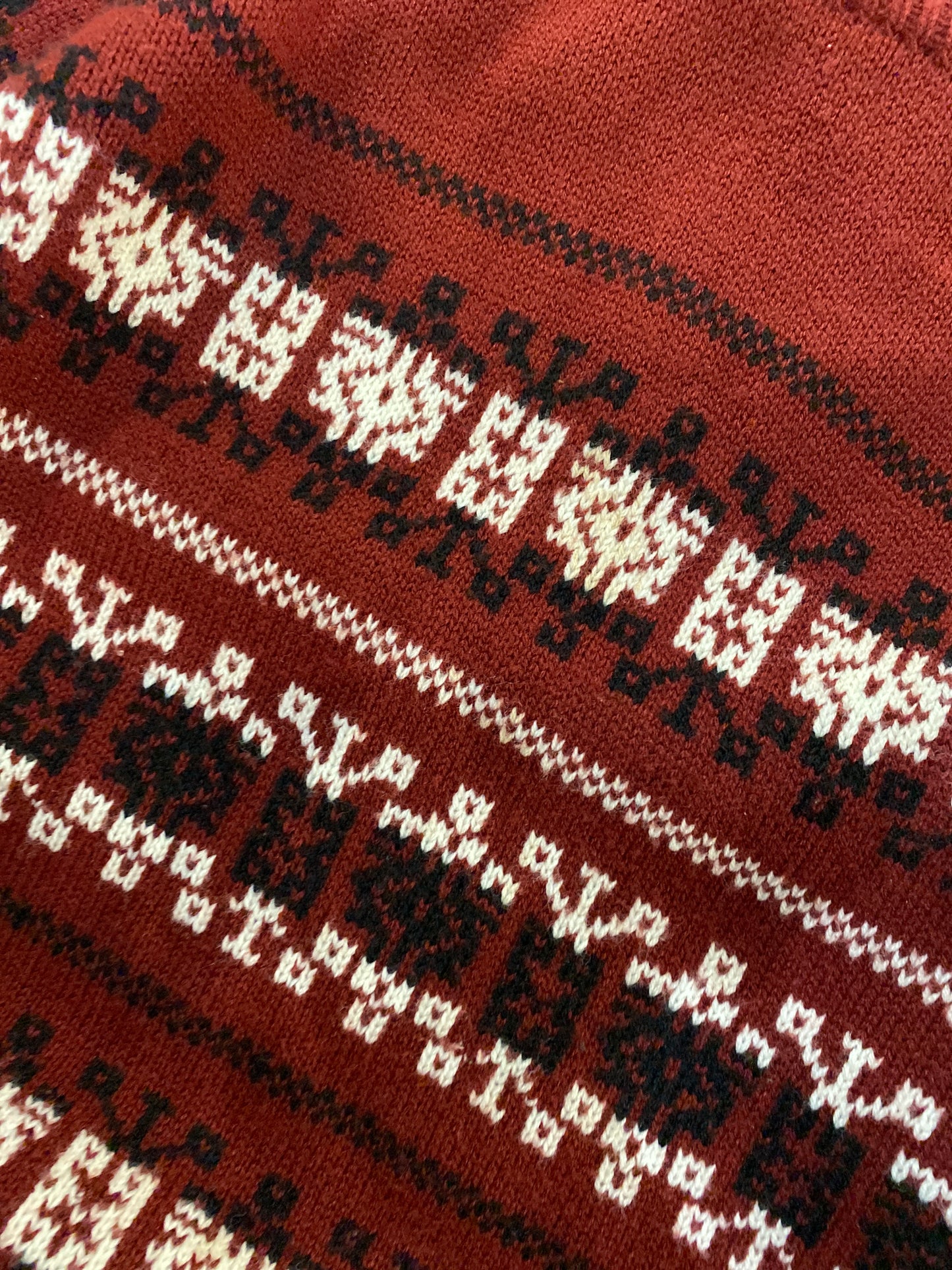 (s) Bf22 - red knit