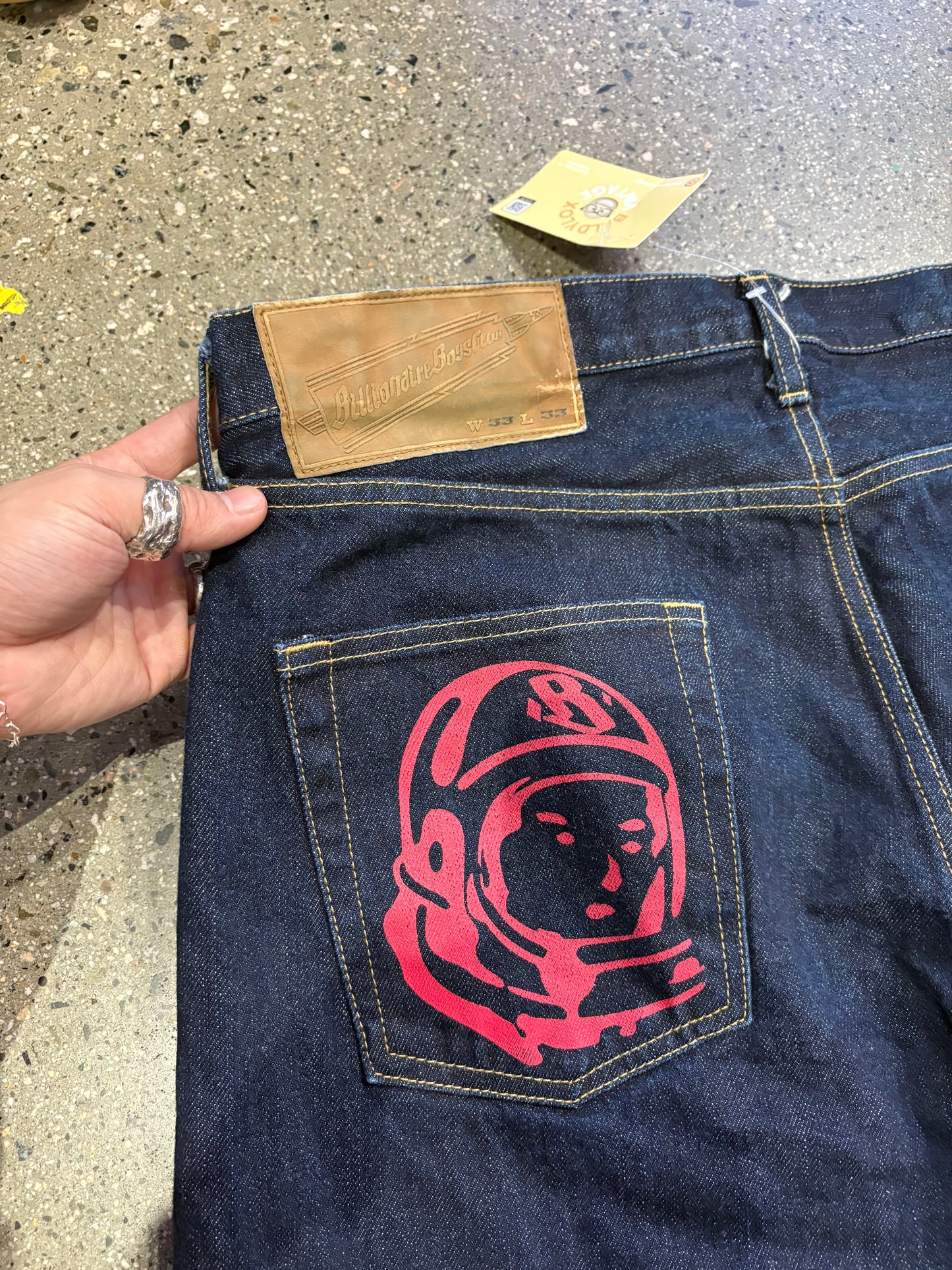 34” Icecream BBC Running Fox Raw Selvedge Jeans