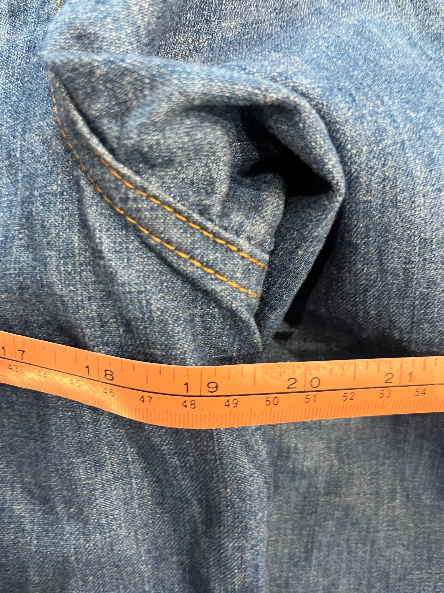 (S) Made in USA VTG Lee Denim Jkt