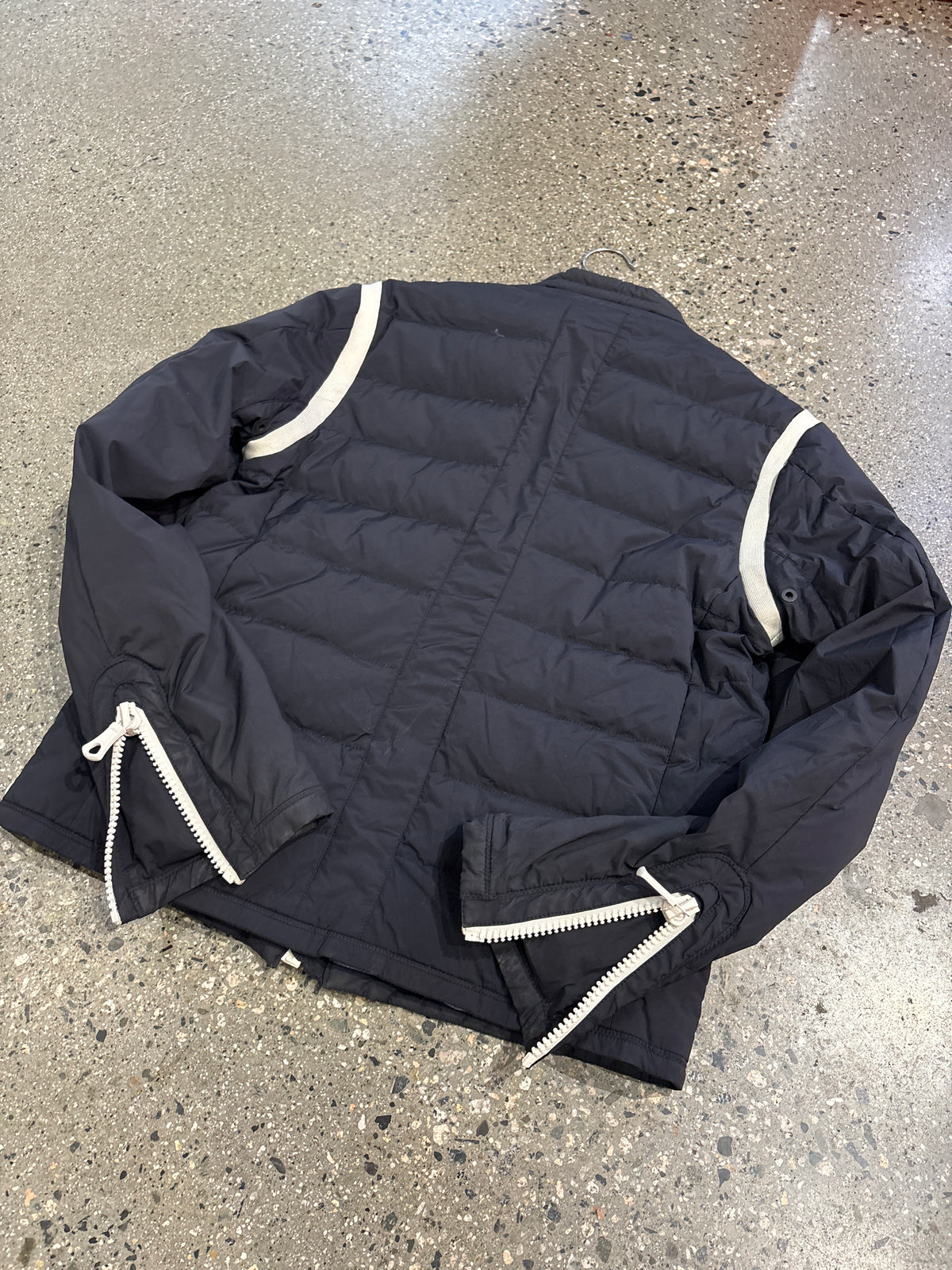 (S) Moncler Navy Down Puffer