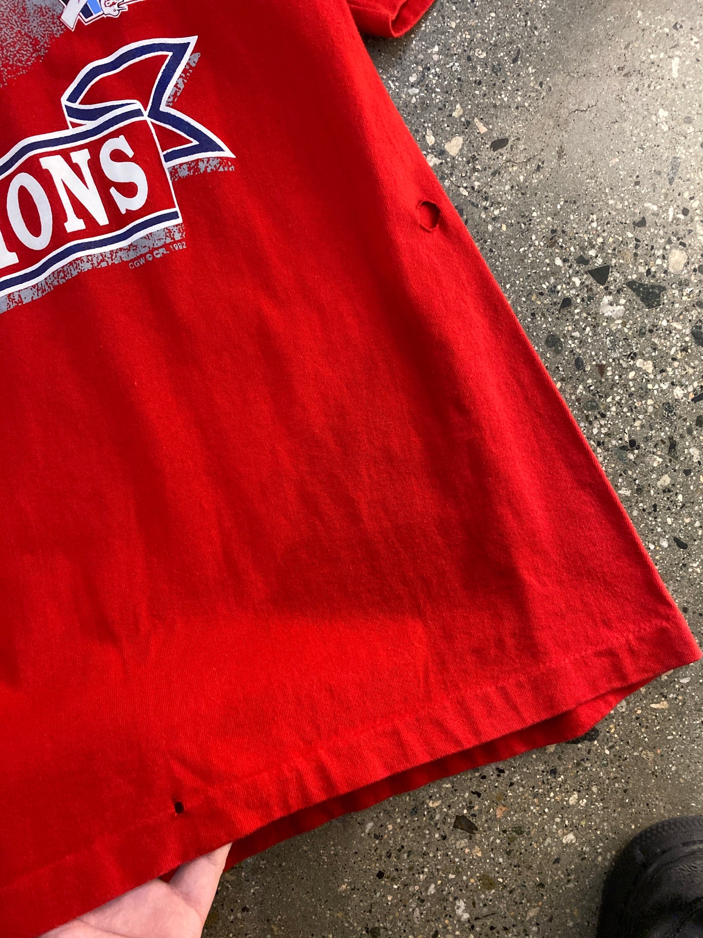 (L) 92' Grey Cup Tee