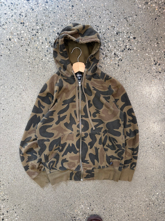 (S) Stussy Woodland Camo Zip
