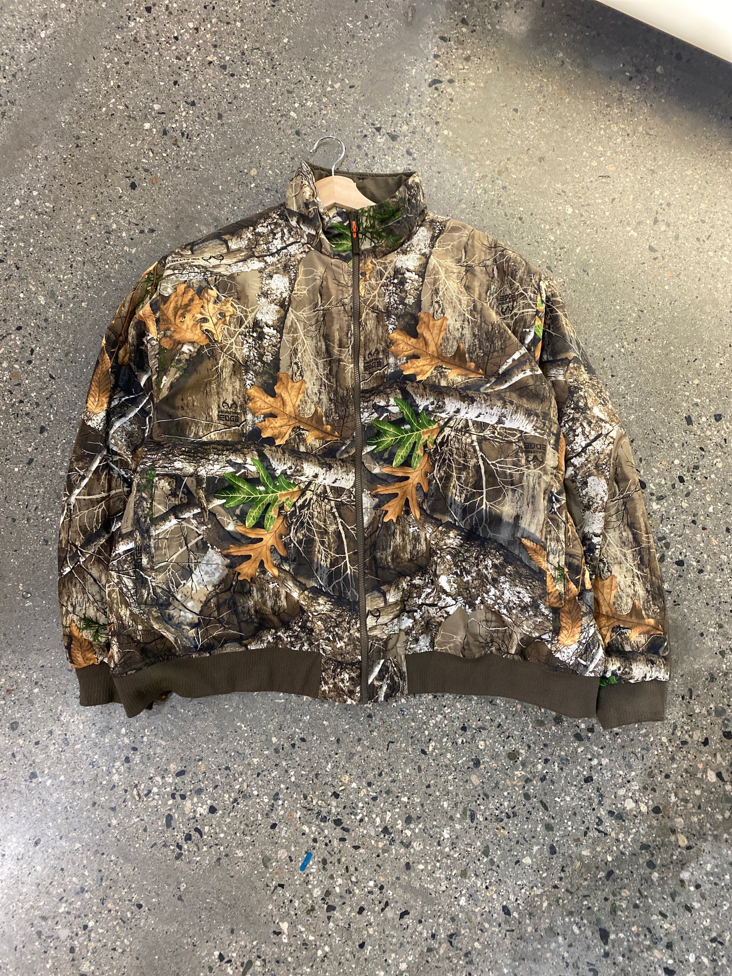 (2X) Bf313 - Reversible Real Tree Jacket