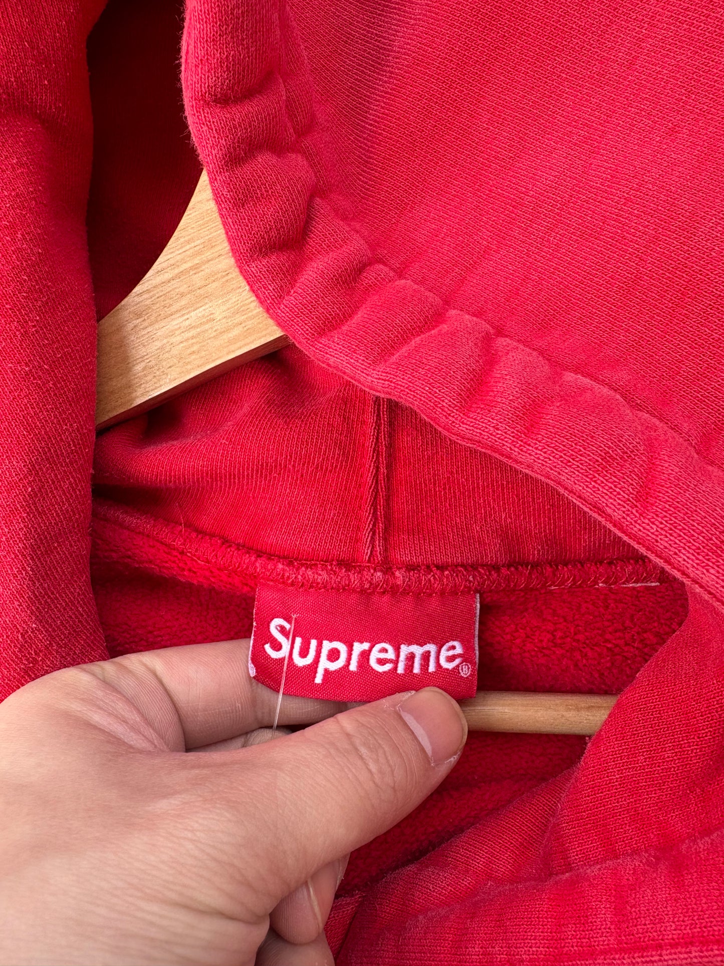(M) Supreme Red Band Hoodie