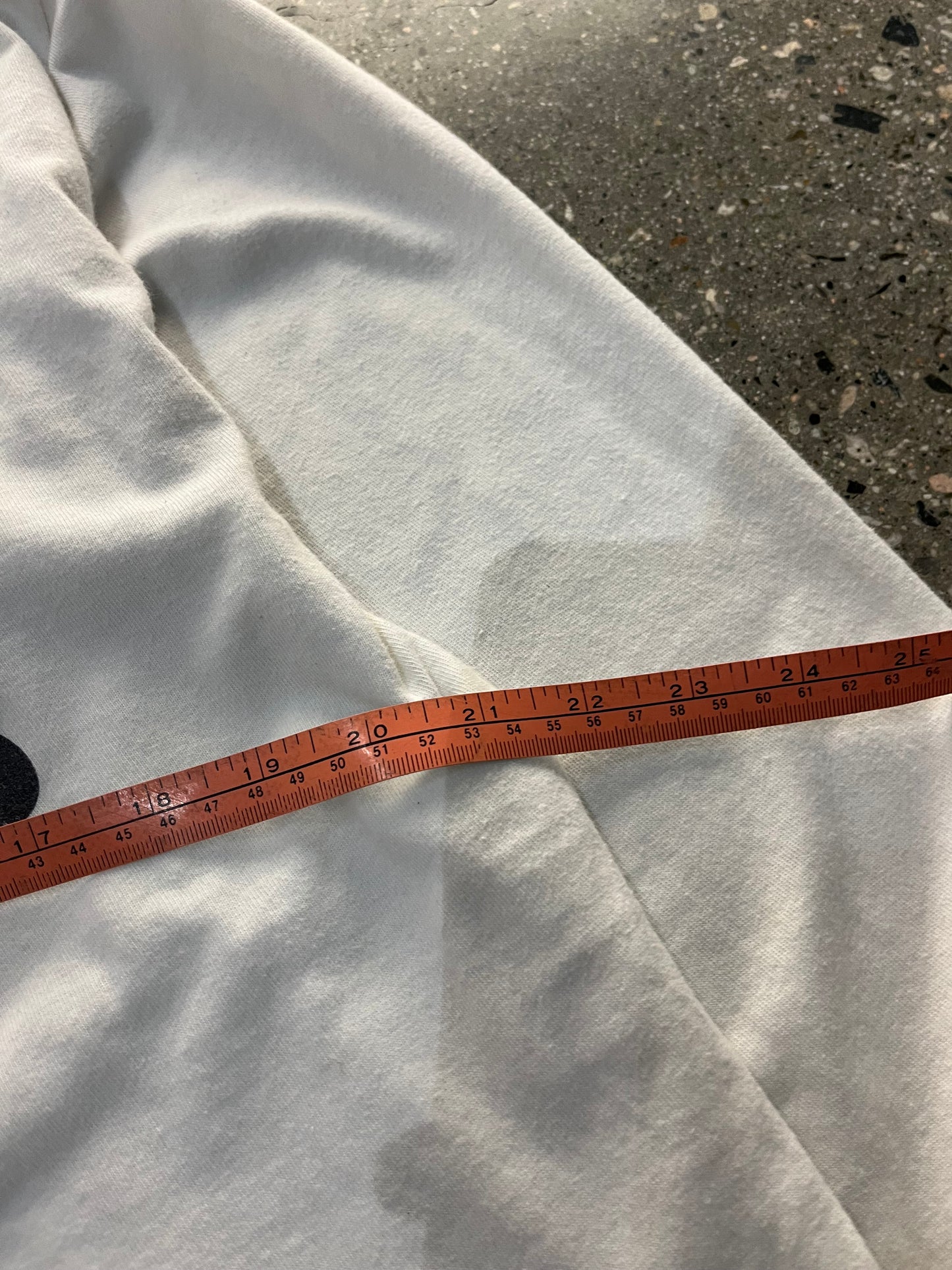 (M/L) Stussy White Script LS