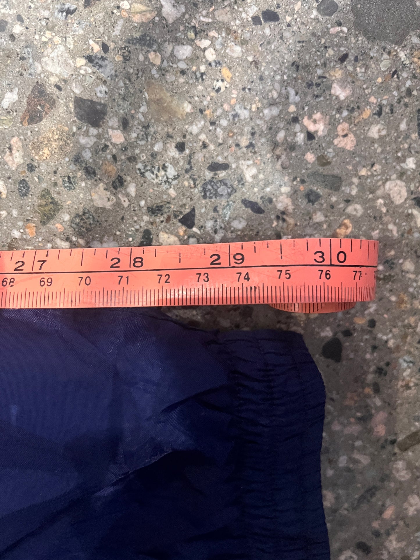 (XL) 1990s nike navy windbreaker pants ( as is )