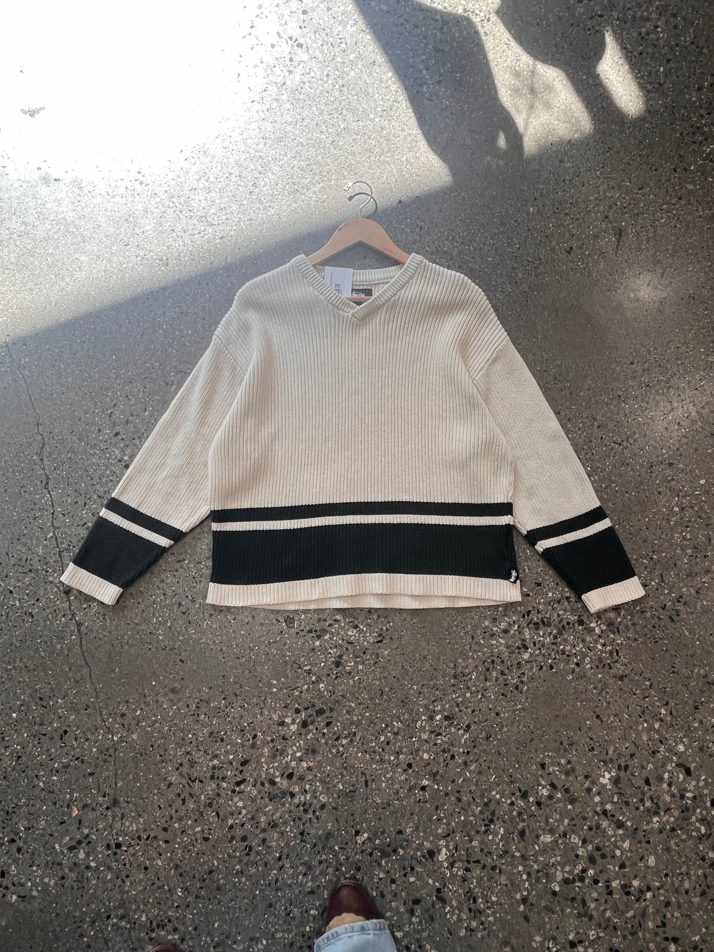 (S) Stussy Atheletic Cropped Sweater