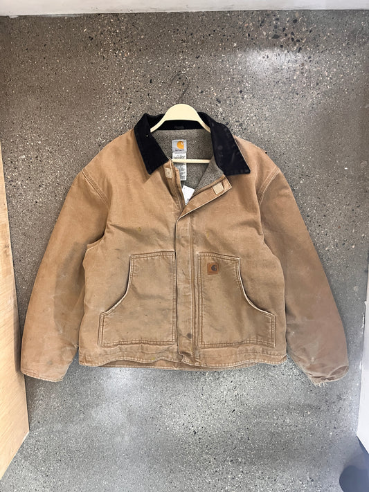 (L) Fleeced Line Carhartt Hybrid Work Jkt