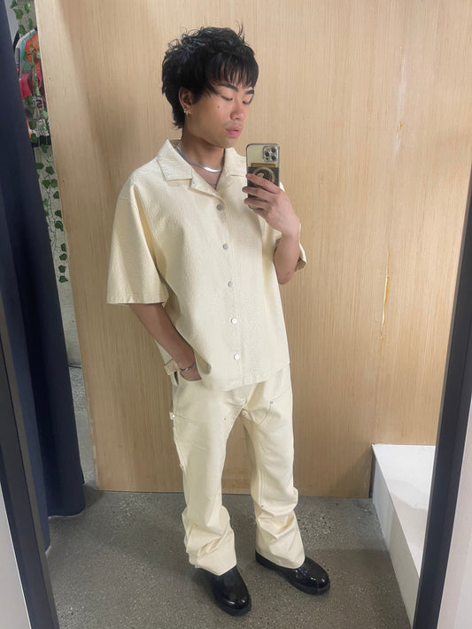 (L/XL) Leather 2 Piece Set