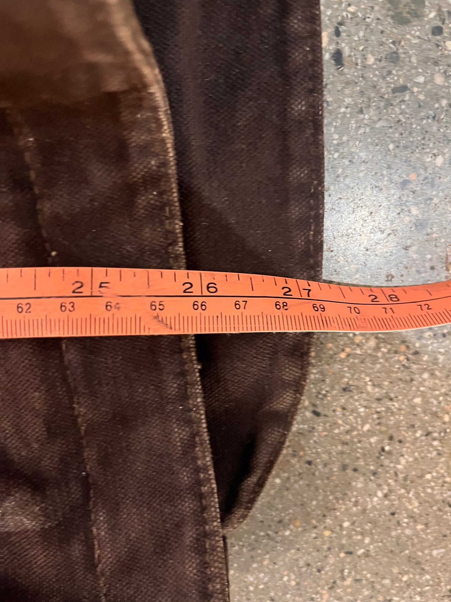 (M) Brown Carhartt Fleece Lined Hooded Jacket