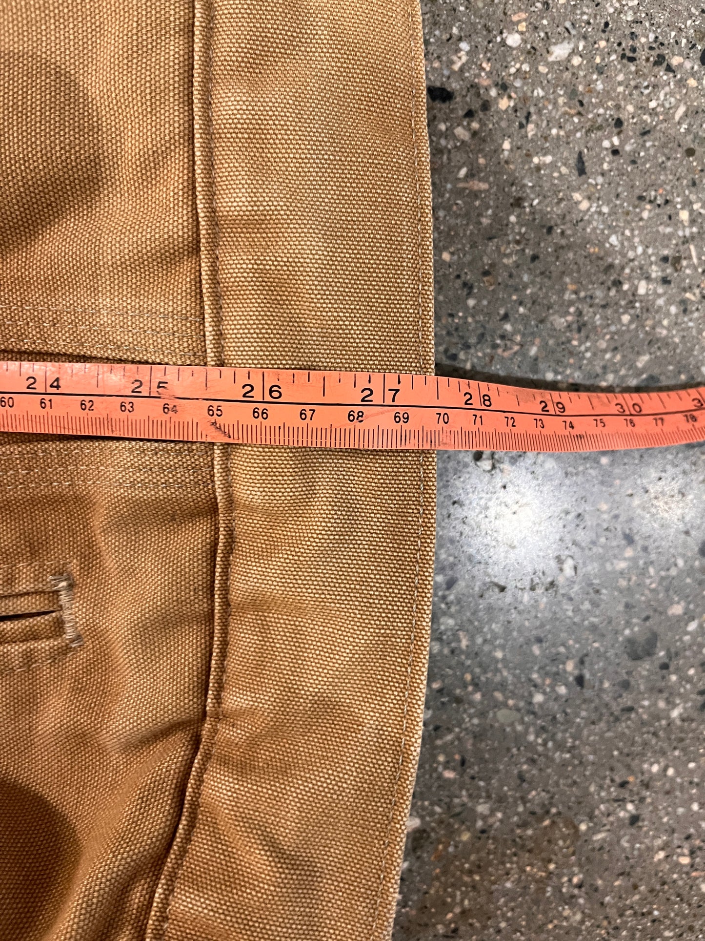 (M) Light Brown Carhartt Hooded Jacket