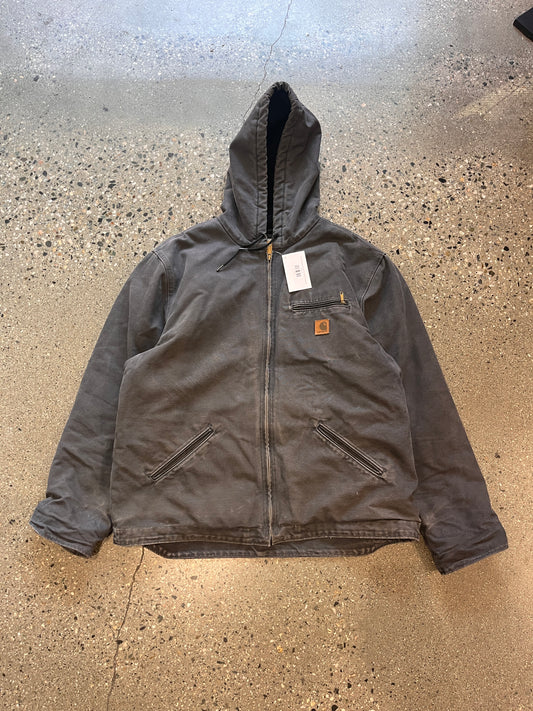 Grey Fleece Lined Carhartt Hooded