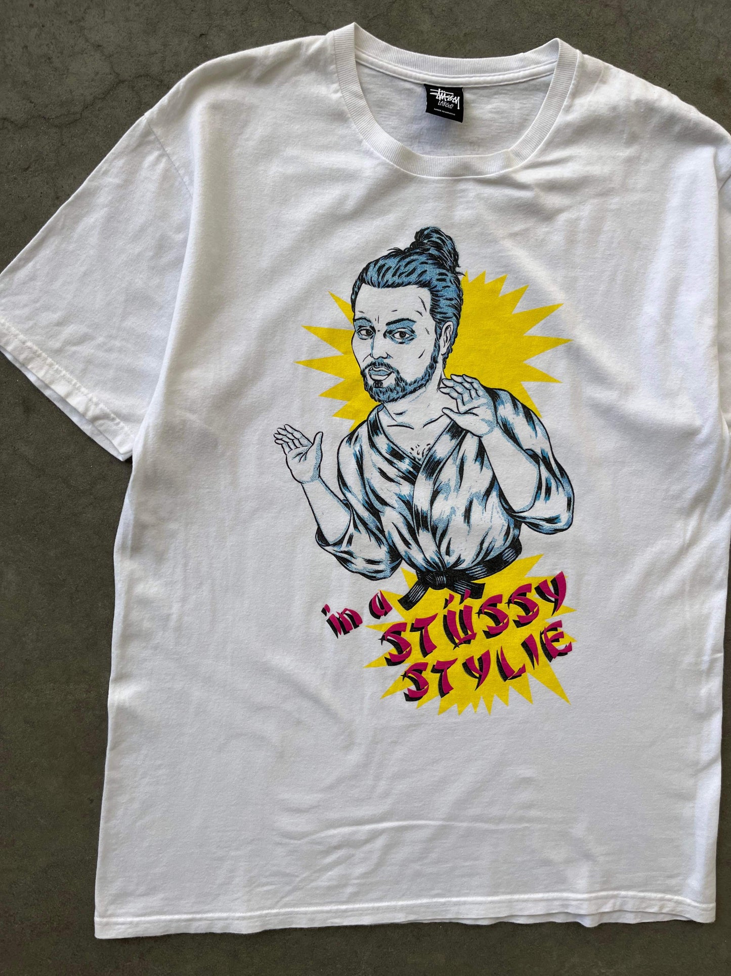 (L/XL) Stussy x A Ross Tee
