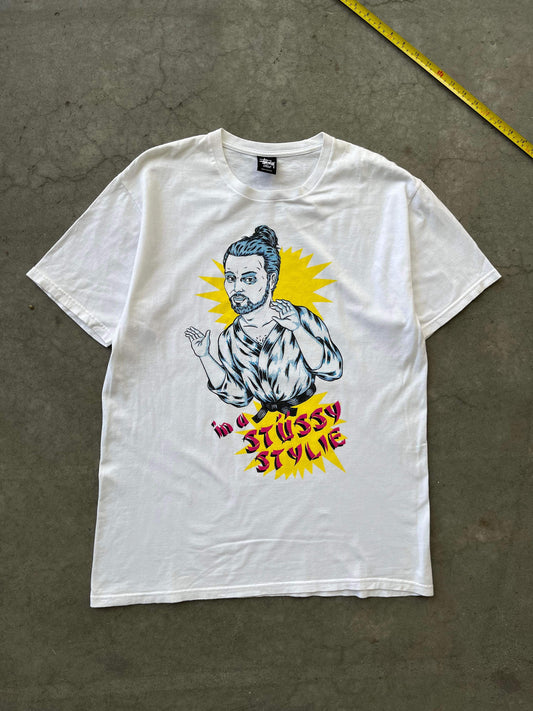 (L/XL) Stussy x A Ross Tee
