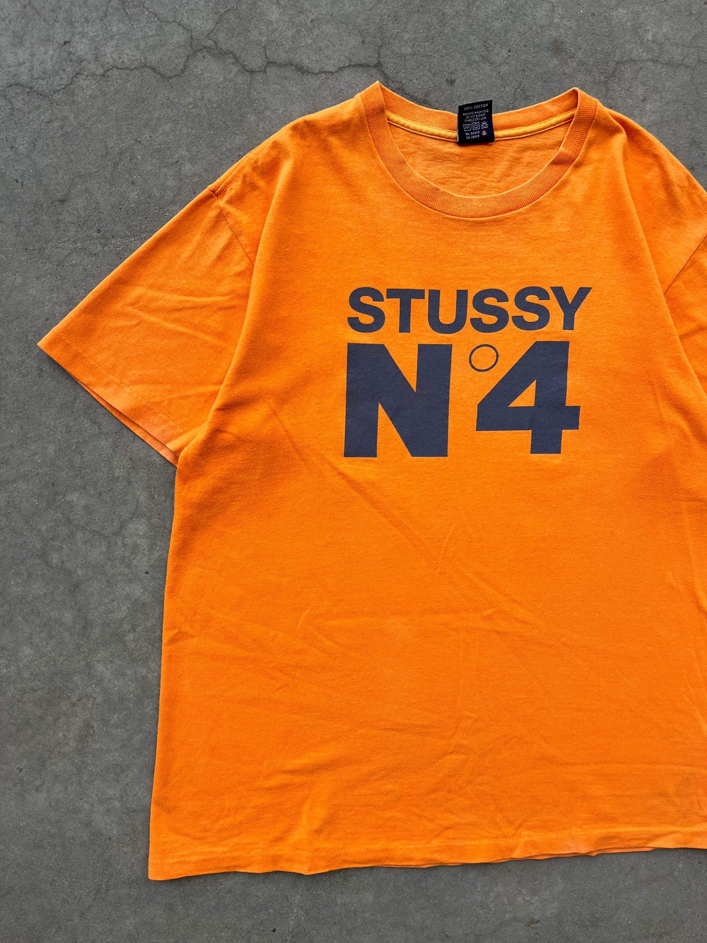 (L) 90’s Stussy n4 Script Tee