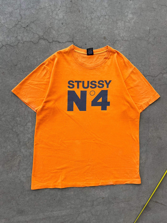 (L) 90’s Stussy n4 Script Tee