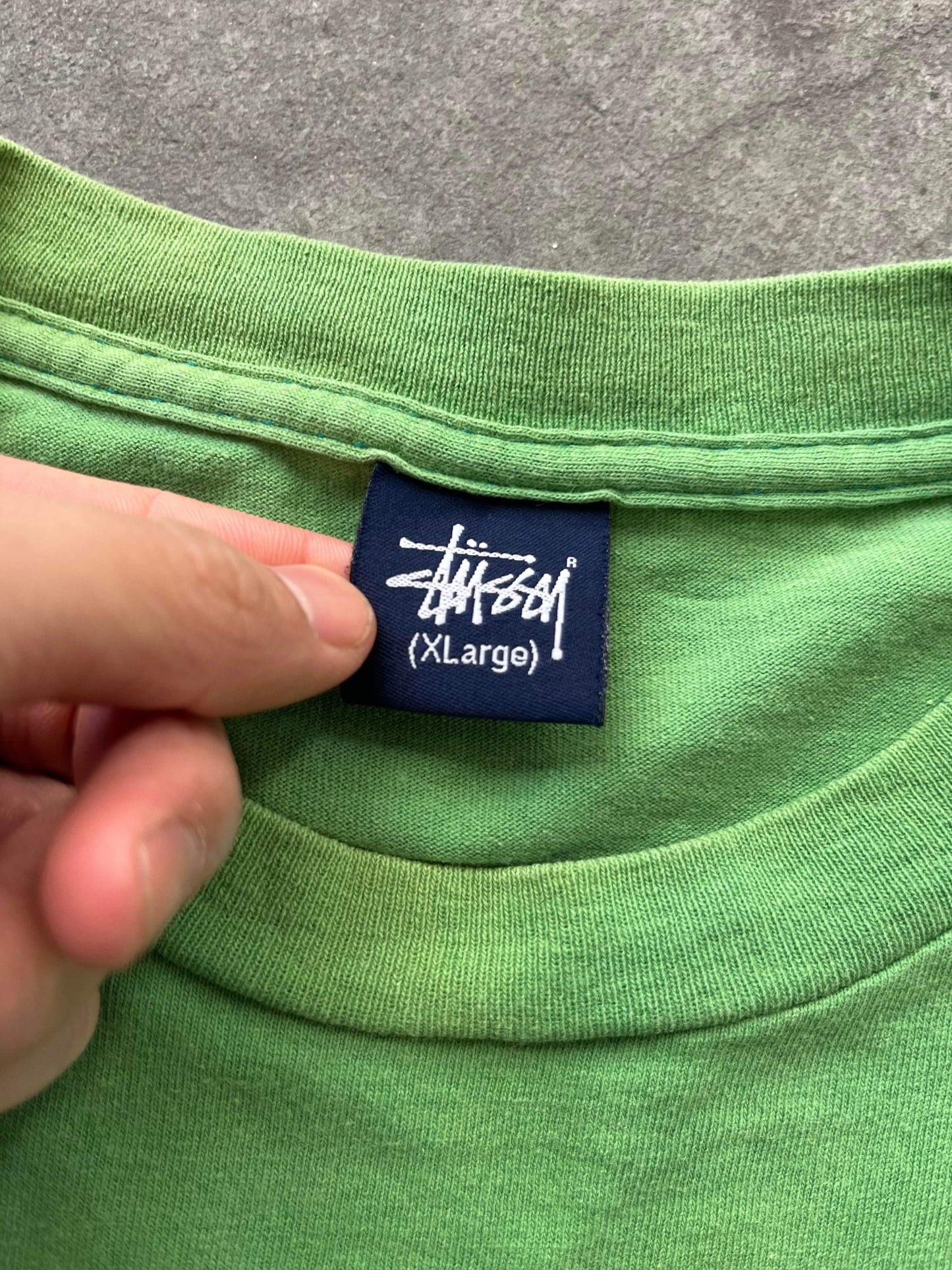 (XL) 90’s Sunfaded Distressed Stussy Stay in School Tee