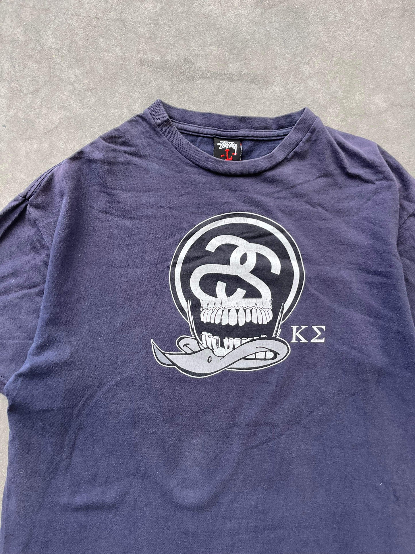 (L) 00’s Stussy Navy Tee
