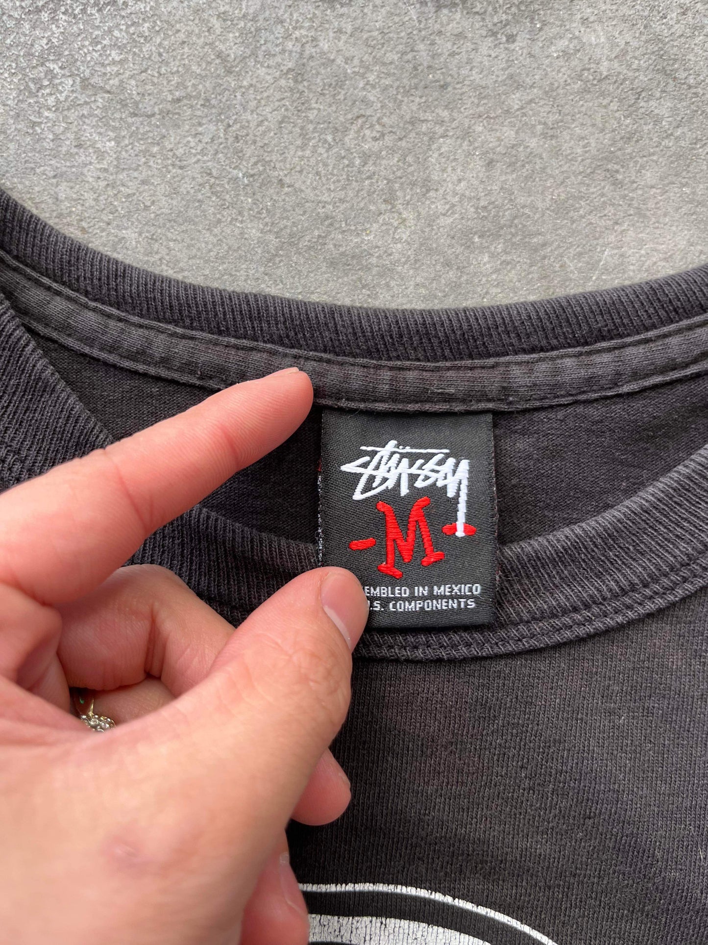 (M/L) Early 00s Stussy Bubble Script