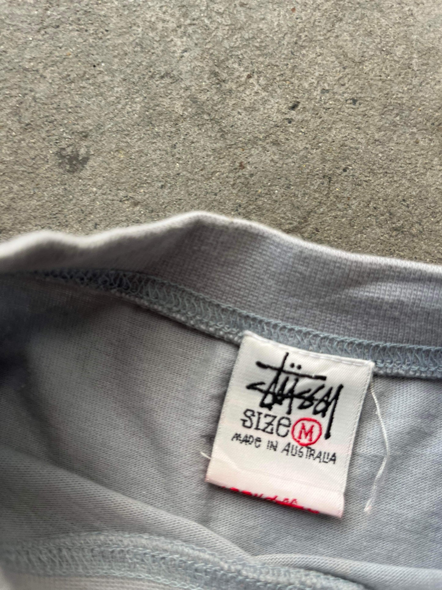 (M/L) 90’s Stussy Australia Striped Tee