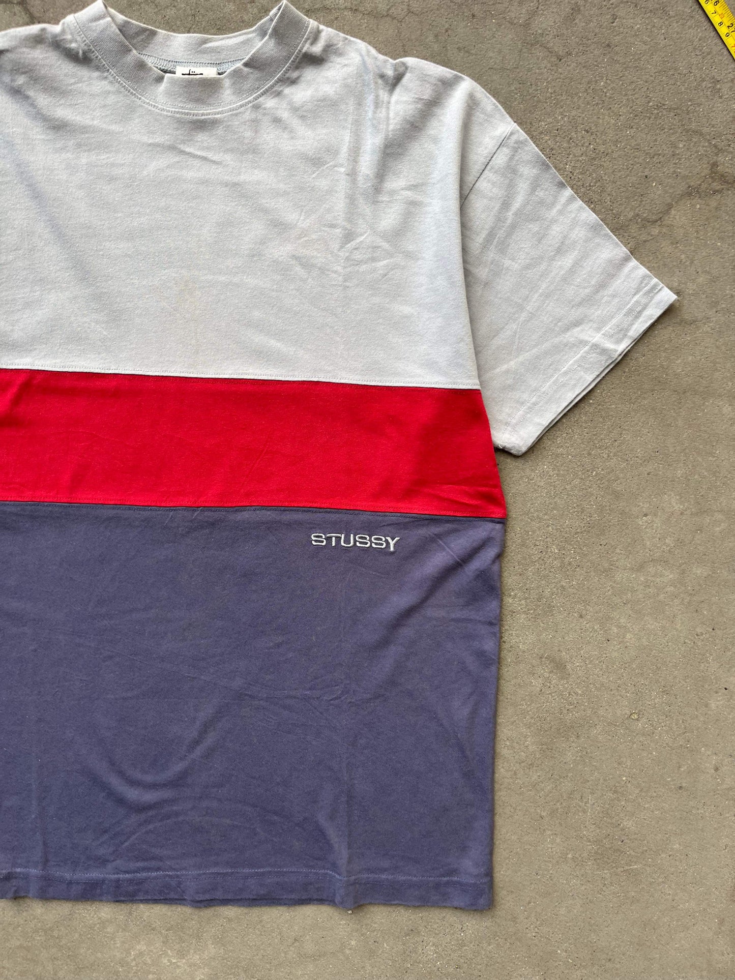 (M/L) 90’s Stussy Australia Striped Tee