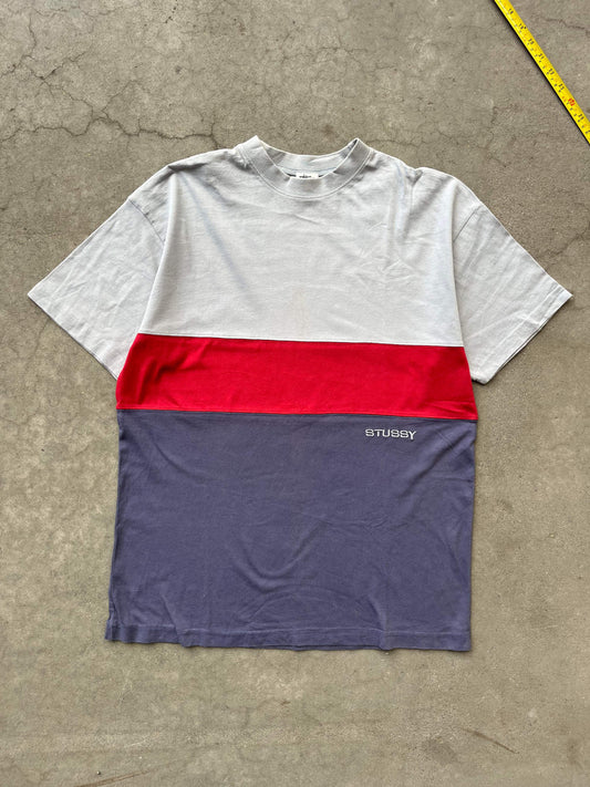 (M/L) 90’s Stussy Australia Striped Tee