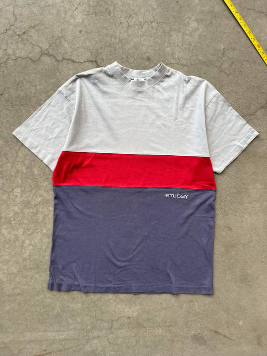 (M/L) 90’s Stussy Australia Striped Tee
