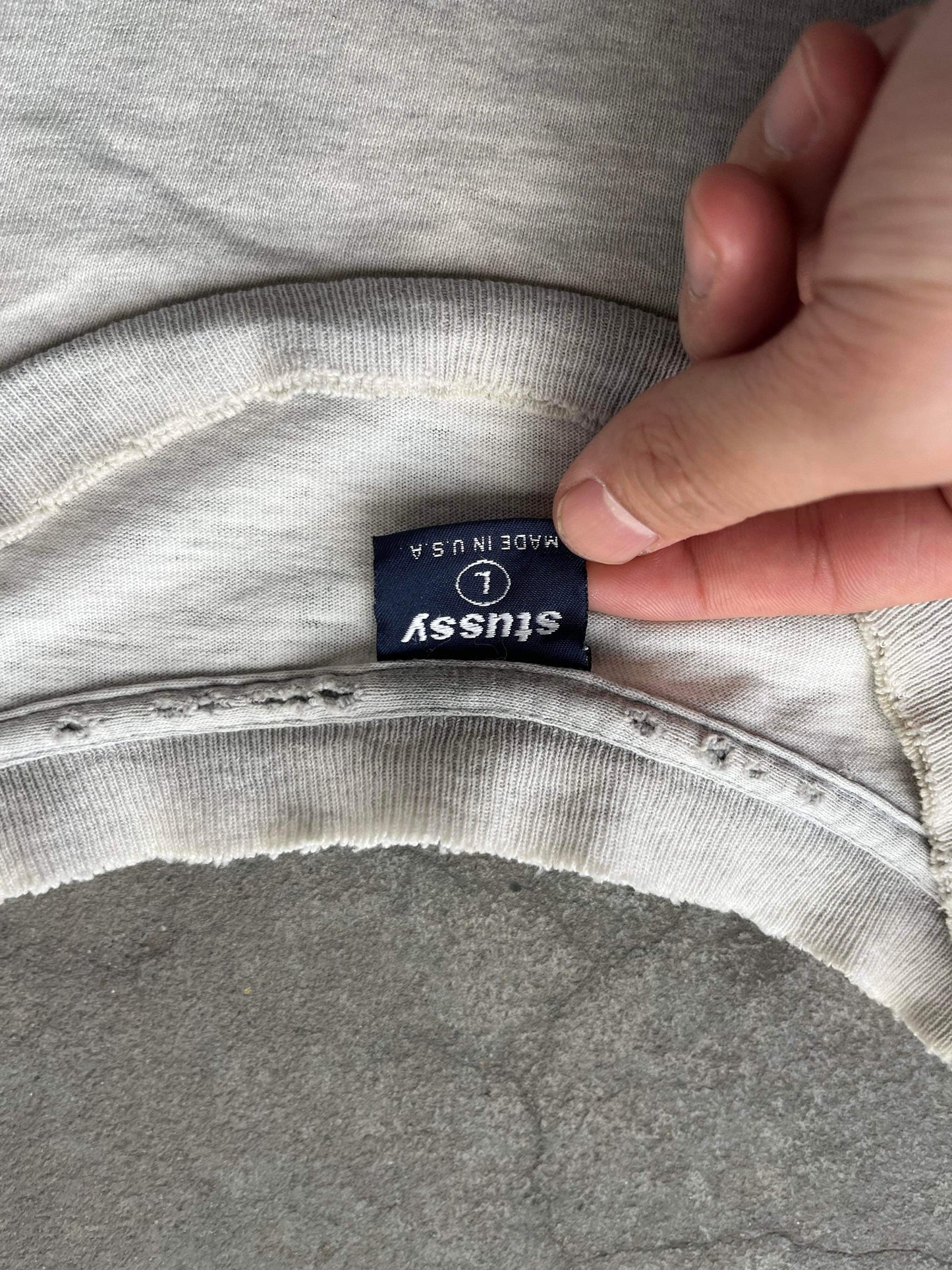 (L) 90’s Distressed Stussy S Tee