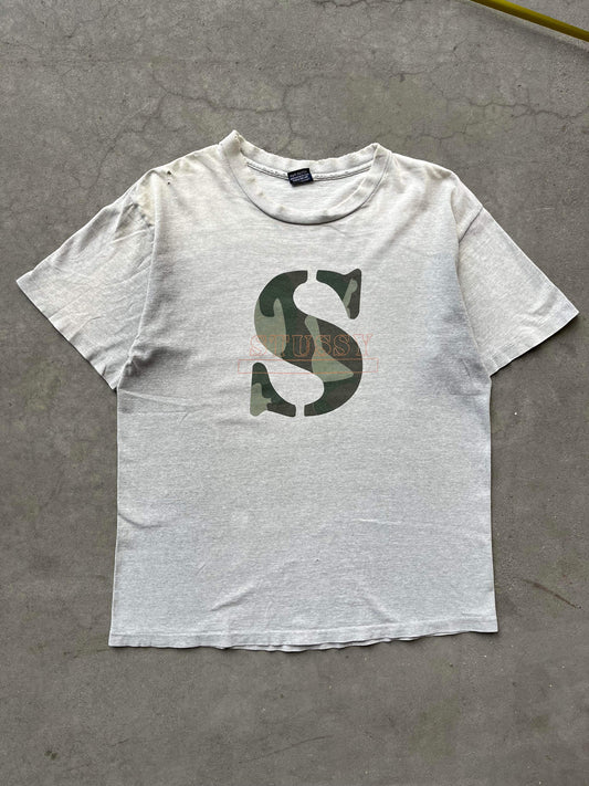 (L) 90’s Distressed Stussy S Tee