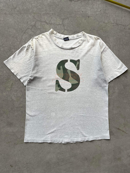 (L) 90’s Distressed Stussy S Tee
