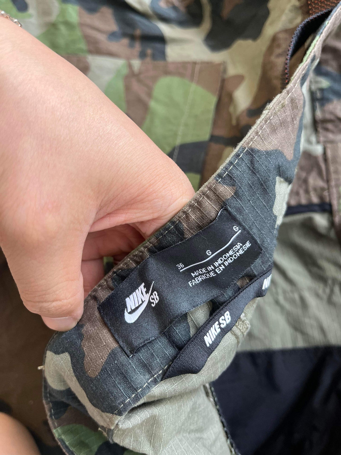 (36”) Nike SB Camo Shorts