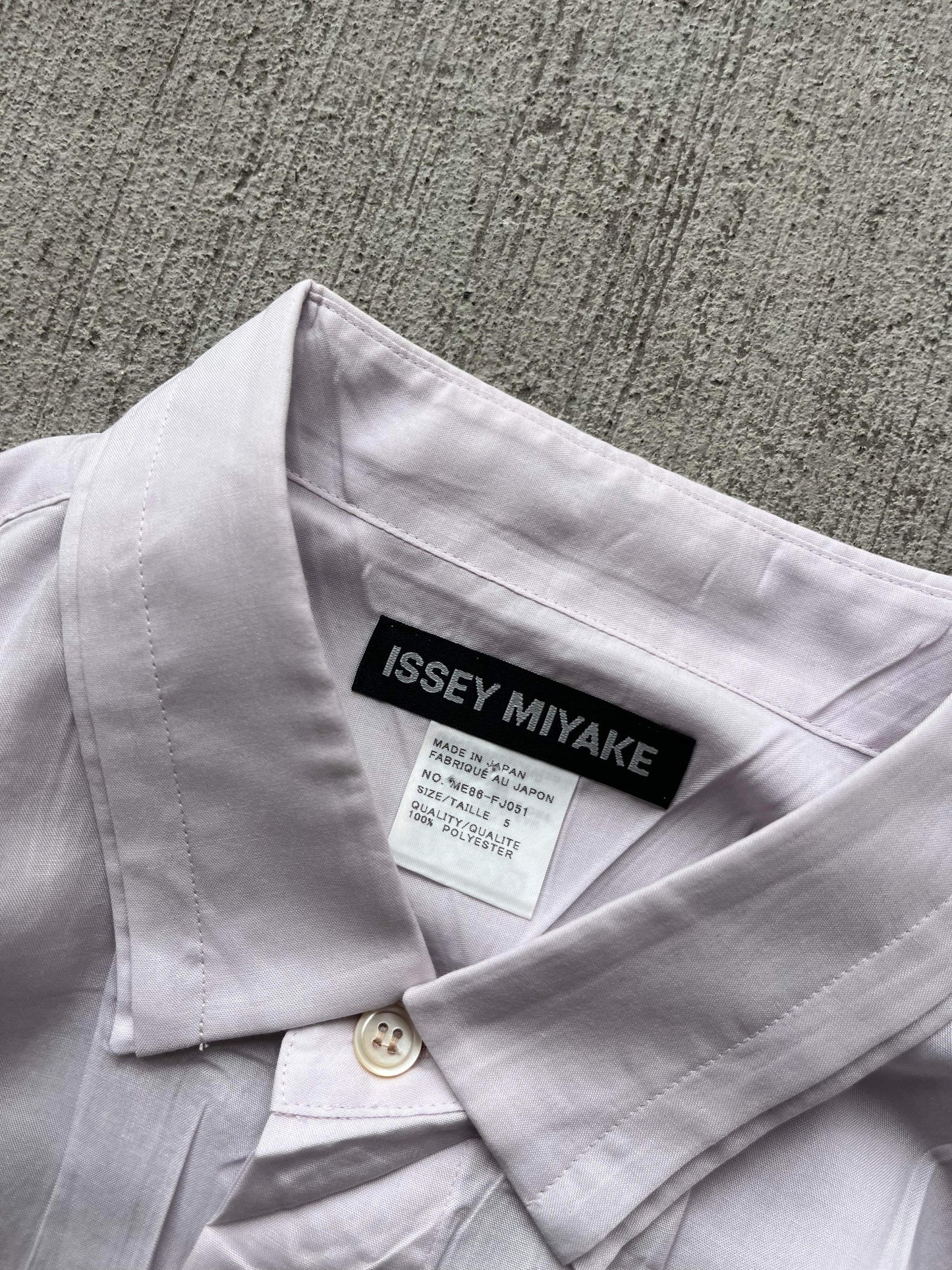 • (S) 90s Issey Miyake Pleated Button up