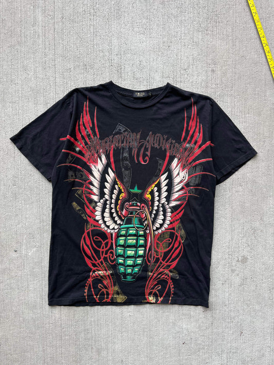 (L) Christian Audigier AOP Tee