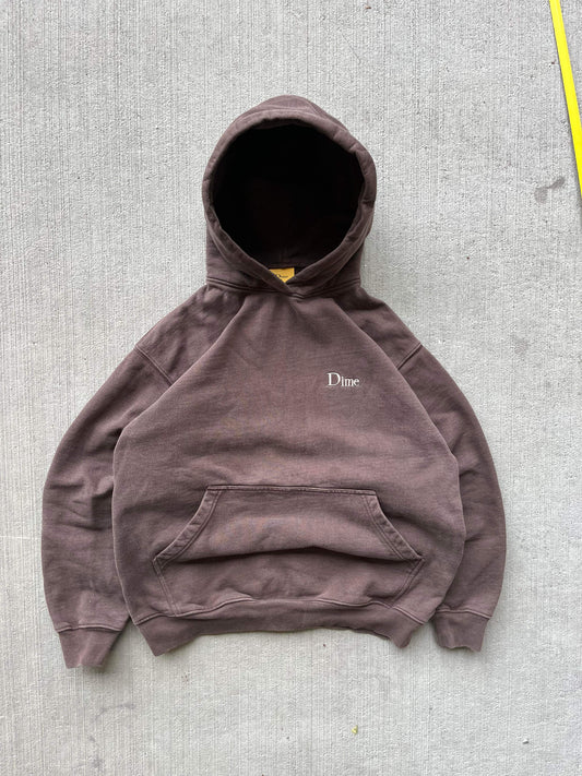 (S) Dime Chocolate Brown Hoodie
