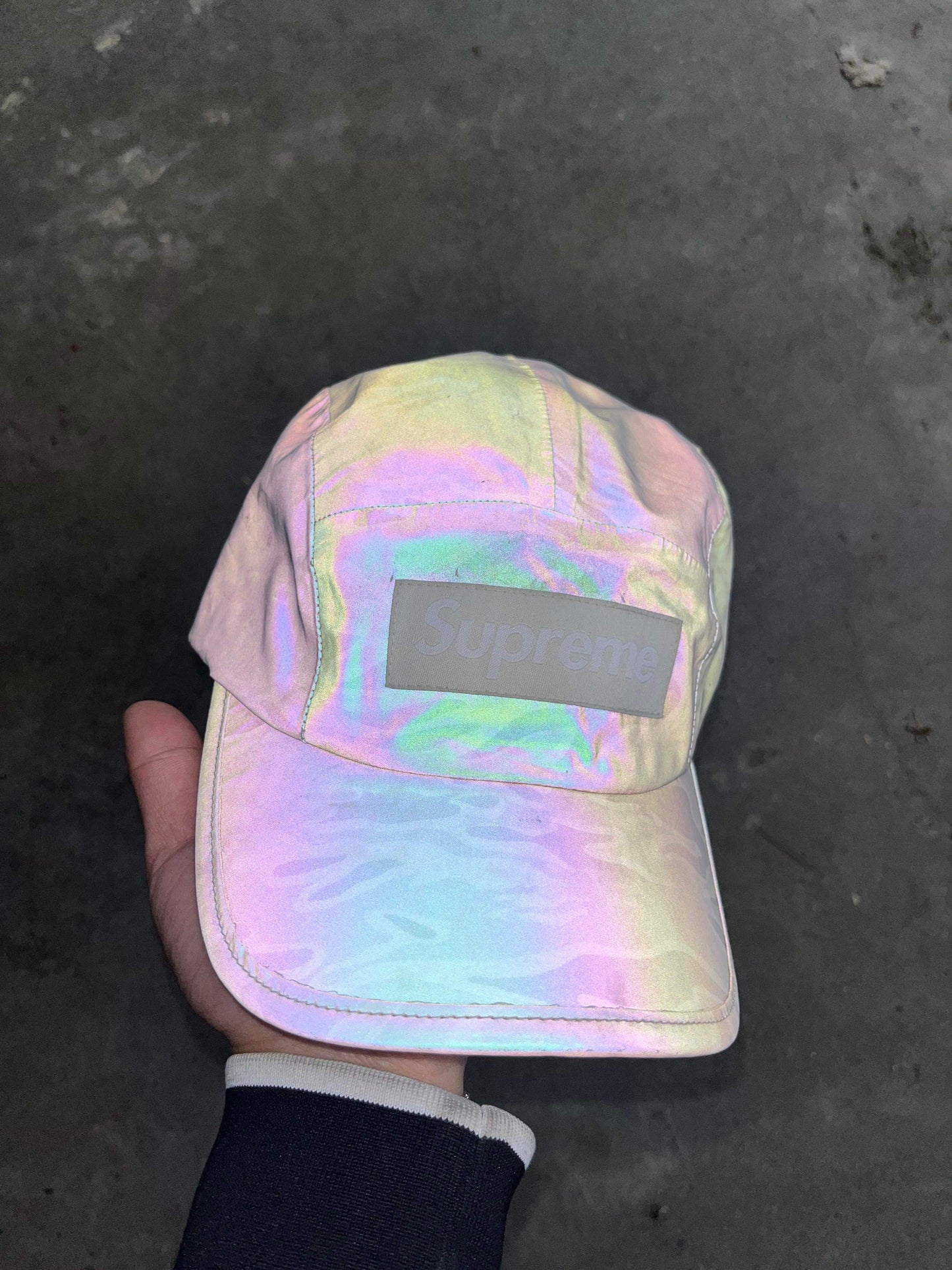 (OSFA) Supreme Tiger Camo Reflective Cap