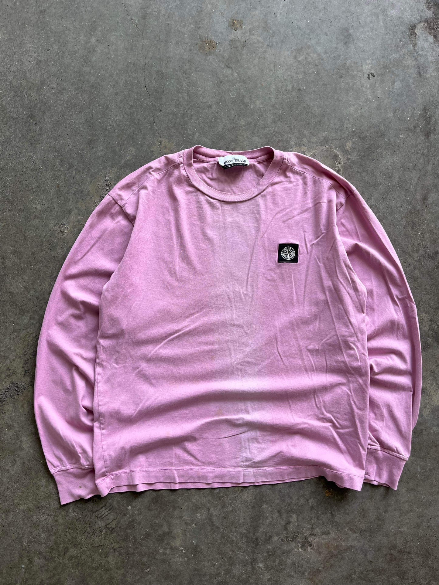 (M) Stone Island Pink LS