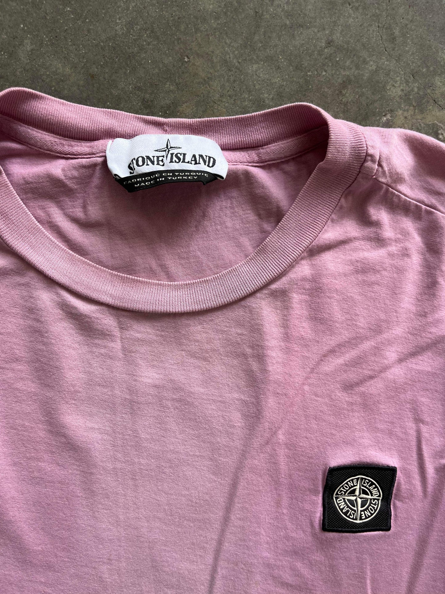 (M) Stone Island Pink LS