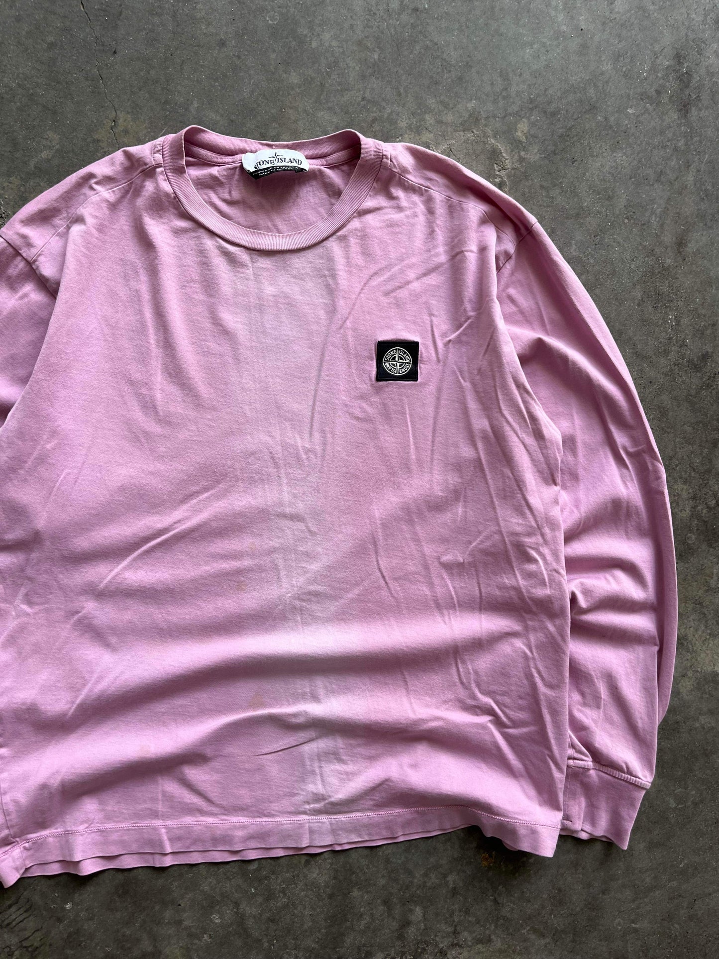 (M) Stone Island Pink LS