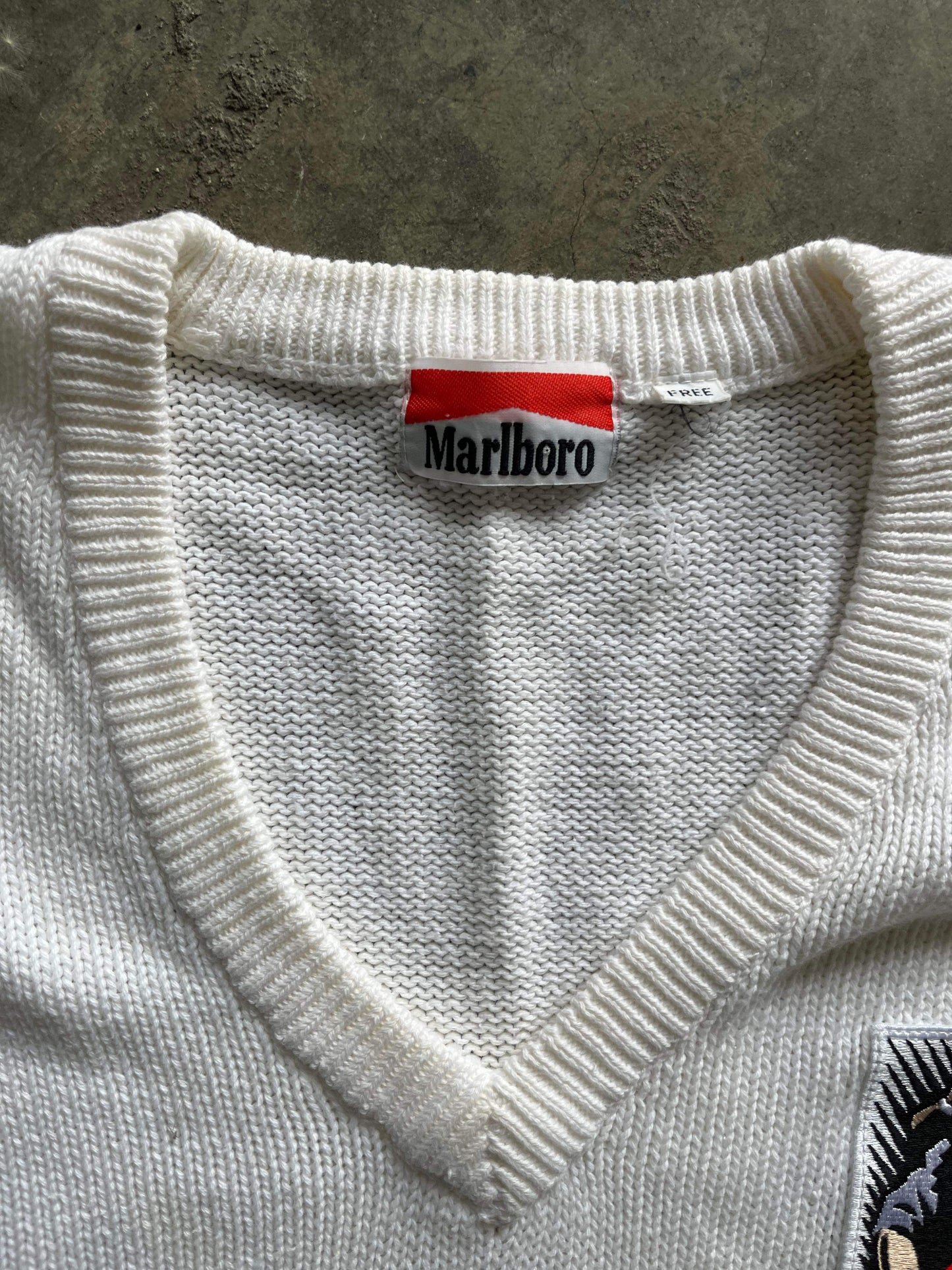 (L) Vintage Marlboro Knitted Vest