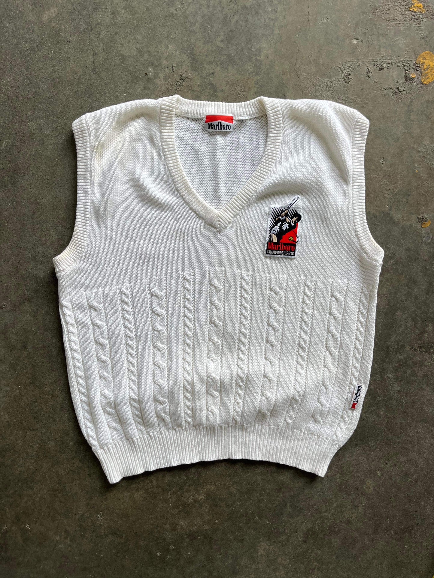 (L) Vintage Marlboro Knitted Vest