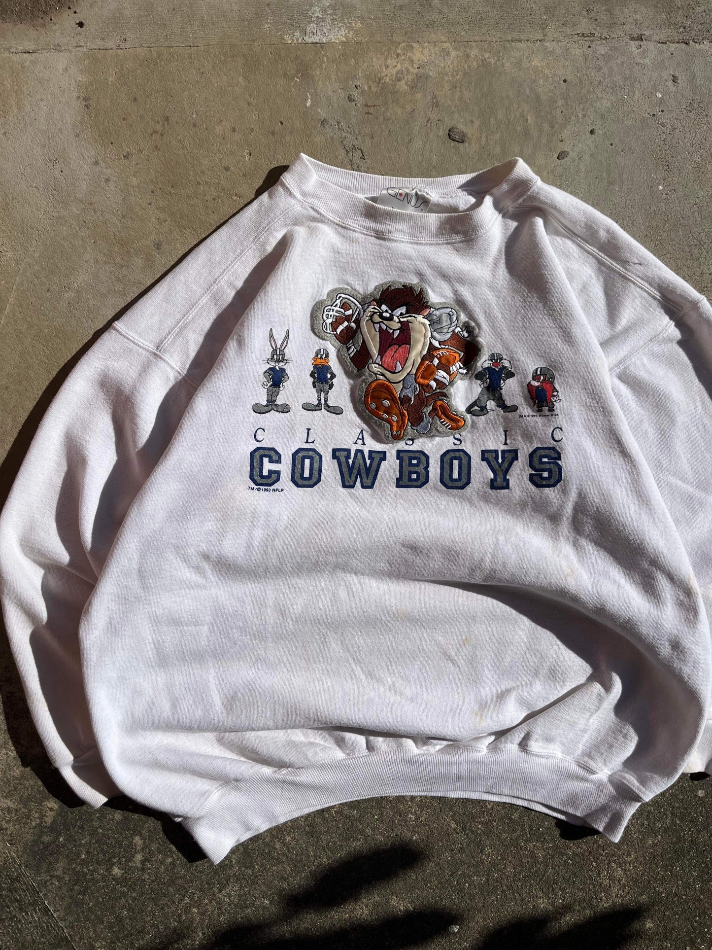 (XL/2X) 90’s Taz Dallas Cowboys Crewneck