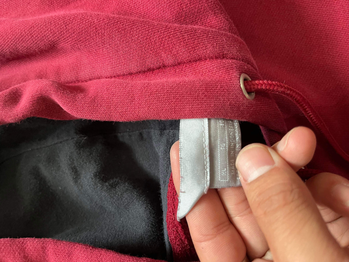 (XL/2X) 2000s Nike Red Hoodie