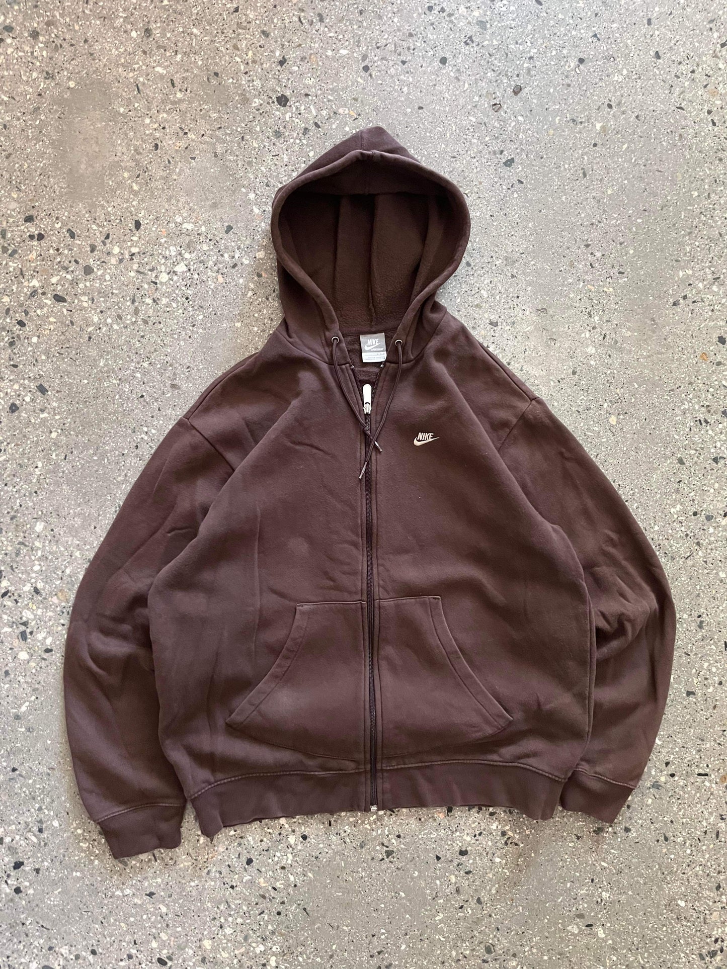 (L/XL) 00’s Brown Nike Zip Up