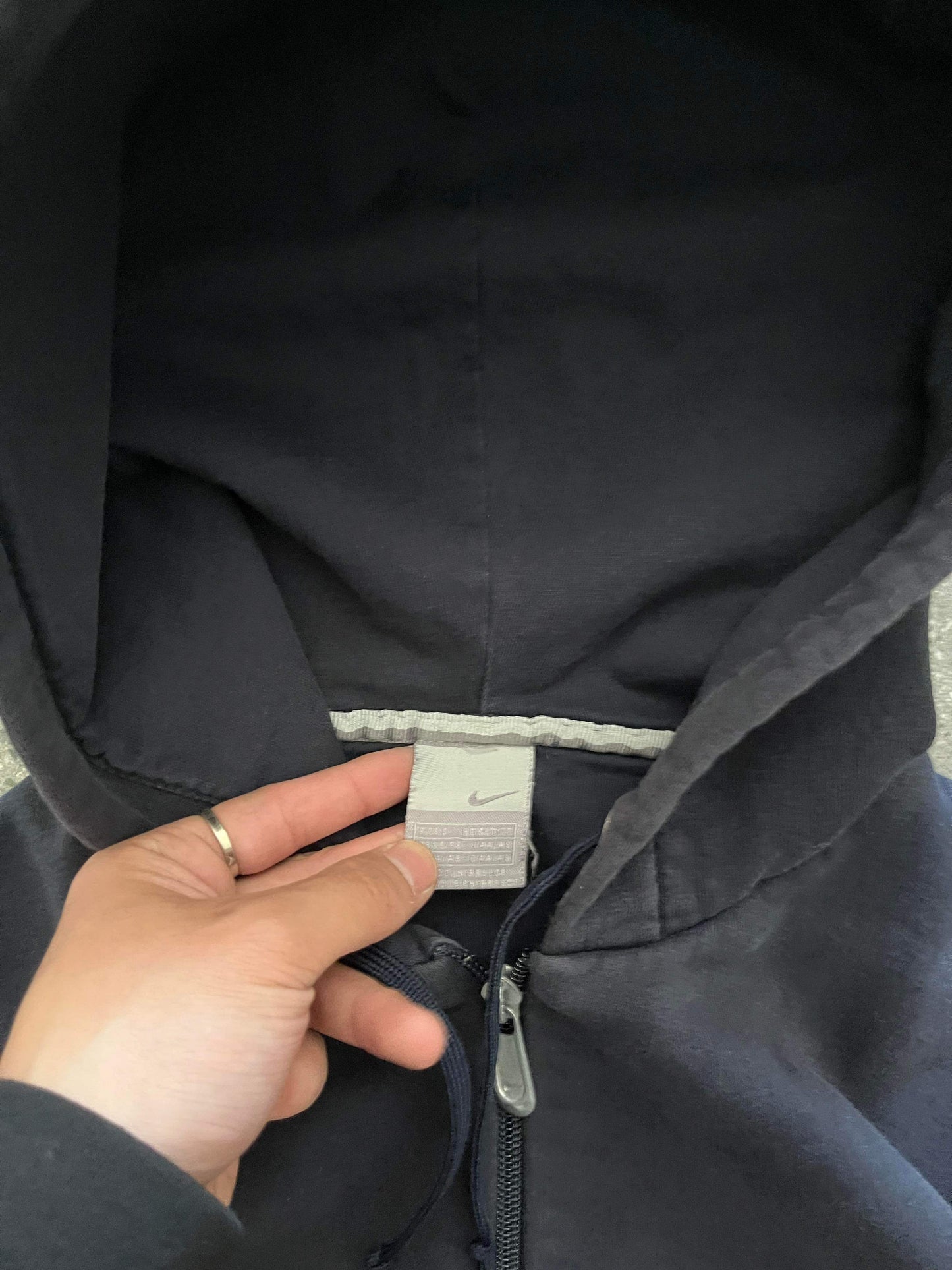 (L/XL) 00’s Nike Zip Up Boxy  Hoodie