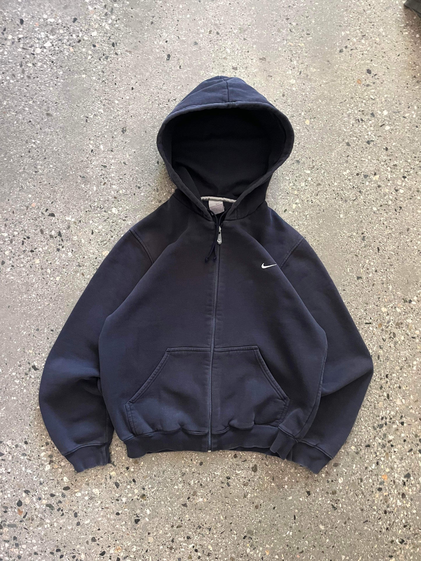 (L/XL) 00’s Nike Zip Up Boxy  Hoodie