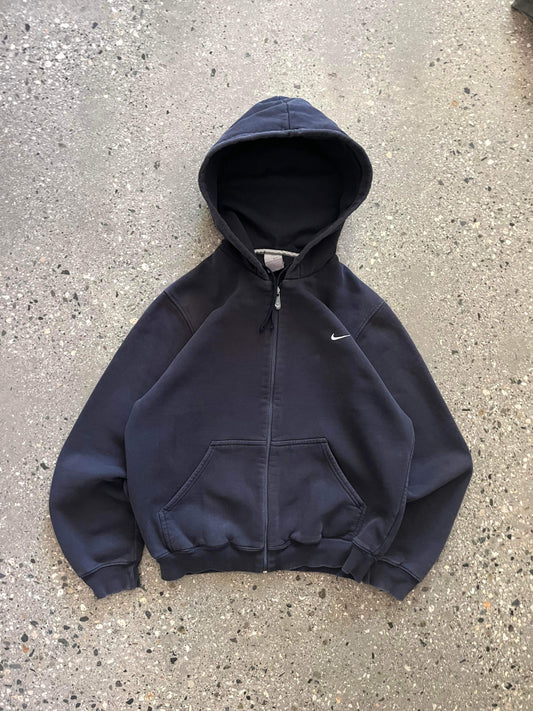 (L/XL) 00’s Nike Zip Up Boxy  Hoodie